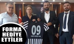 Nazillispor heyetinden Kaymakam Kan’a ziyaret