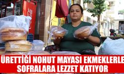 Ürettiği nohut mayası ekmeklerle sofralara lezzet katıyor