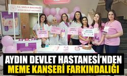 Aydın Devlet Hastanesi'nden meme kanseri farkındalığı