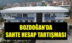 Bozdoğan’da sahte hesap tartışması