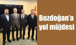 Bozdoğan’a yol müjdesi