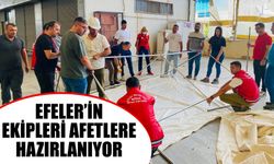 Efeler’in arama kurtarma ekibi afetlere hazırlanıyor