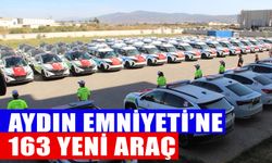 Aydın Emniyeti’ne 163 yeni araç