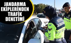 Aydın'da jandarma ekiplerinden trafik denetimi