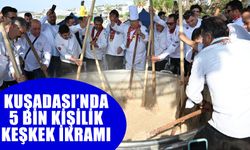 Kuşadası Sokak Festivali’nde rekor keşkek ikramı