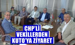 CHP’li vekillerden KUTO’ya ziyaret