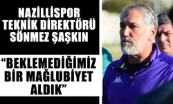 Nazillispor Teknik Direktörü Gürhan Sönmez şaşkın