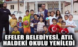 Efeler Belediyesi, atıl haldeki okulu yeniledi