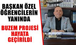 Başkan Özel'den öğrencilere eğitim desteği