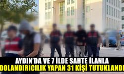 Aydın’da ve 7 ilde sahte ilanla dolandırıcılık yapan suç örgütü çökertildi