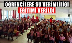 Öğrencilere su verimliliği eğitimi verildi