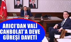 Arıcı’dan Vali Canbolat’a deve güreşi daveti