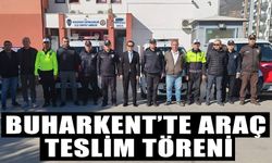 Buharkent’te araç teslim töreni