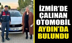 İzmir’de çalınan otomobil Aydın’da bulundu