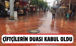 Nazilli’de yağmur sevinci