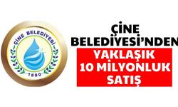 Çine Belediyesi’nden yaklaşık 10 milyonluk satış