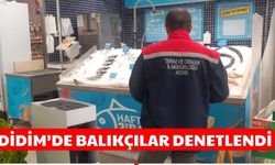 Didim’de balıkçılar denetlendi