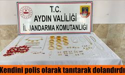 Kendini polis olarak tanıtarak dolandırdı