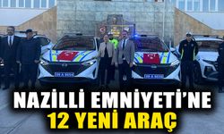 Nazilli Emniyeti’ne 12 yeni araç