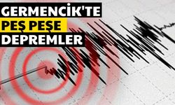 Germencik'te peş peşe depremler