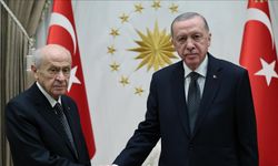 Cumhurbaşkanı Erdoğan, MHP Genel Başkanı Bahçeli'yi kabul etti