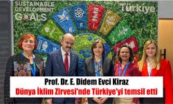 Prof. Dr. Kiraz Dünya İklim Zirvesi’nde Türkiye’yi temsil etti