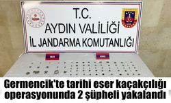 Germencik'te tarihi eser kaçakçılığı operasyonunda 2 şüpheli yakalandı