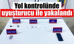 Yol kontrolünde uyuşturucu ile yakalandı