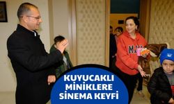 Kuyucaklı miniklere sinema keyfi