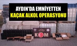 Aydın'da emniyetten kaçak alkol operasyonu