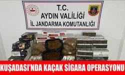 Kuşadası'nda kaçak sigara operasyonu