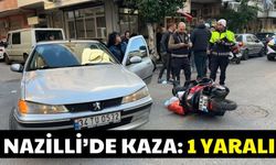 Nazilli’de kaza: 1 yaralı