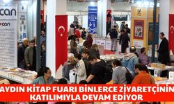 Aydın Kitap Fuarı binlerce ziyaretçinin katılımıyla devam ediyor