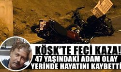 Köşk’te feci kaza!