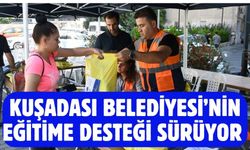 Kuşadası Belediyesi’nin eğitime desteği sürüyor