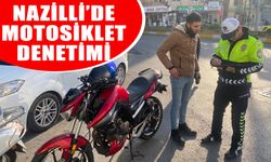 Nazilli’de motosiklet denetimi