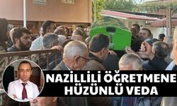 Nazillili öğretmene hüzünlü veda