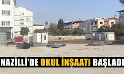 Nazilli’de okul inşaatı başladı