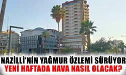 Nazilli’nin yağmur özlemi sürüyor: Yeni haftada hava nasıl olacak?