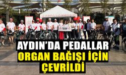 Aydın’da pedallar organ bağışı için çevrildi