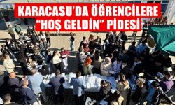 Karacasu’da öğrencilere “hoş geldin” pidesi