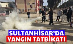 Sultanhisar’da yangın tatbikatı