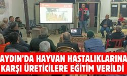 Aydın’da hayvan hastalıklarına karşı üreticilere eğitim verildi