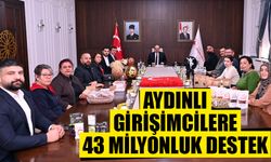 Aydınlı girişimcilere 43 milyonluk destek