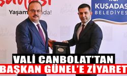 Vali Canbolat’tan Başkan Günel’e ziyaret