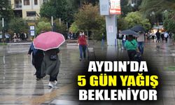 Aydın’da 5 gün yağış bekleniyor