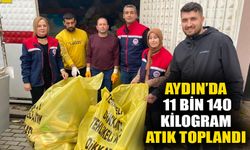 Aydın’da 11 bin 140 kilogram atık toplandı