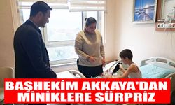 Başhekim Akkaya'dan miniklere sürpriz