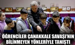 Kuşadalı öğrenciler Çanakkale Savaşı’nın bilinmeyen yönleriyle tanıştı