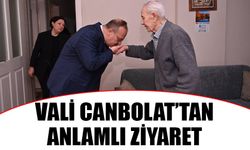 Vali Canbolat’tan anlamlı ziyaret